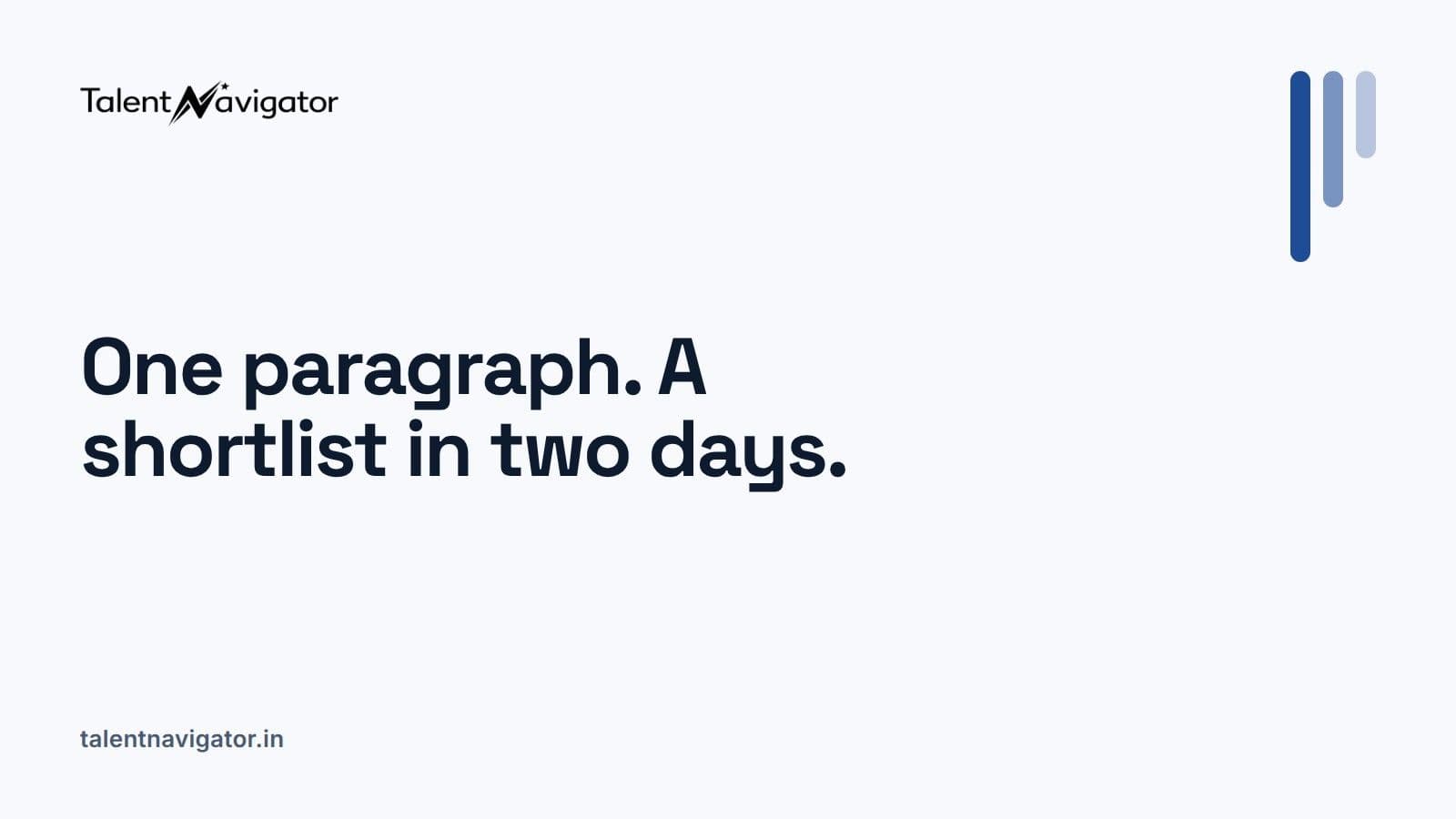 How to write a role brief that gets a shortlist fast